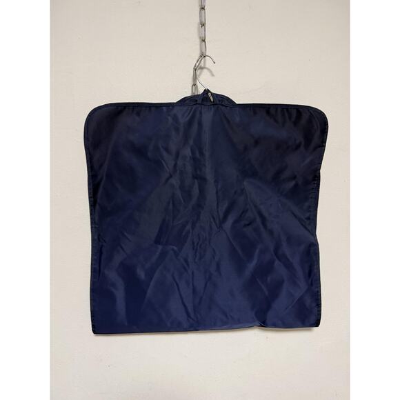 Louis Vuitton Navy Garment Bag Suit Cover Travel Zipper Logo Nylon Dust Bag - Picture 5 of 12